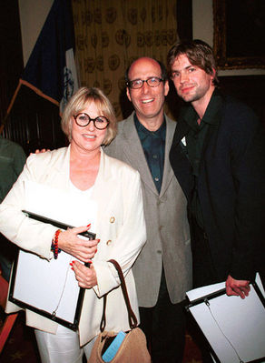 With Sharon Gless and Mattew Blank (Chairman & CEO, Showtime Networks)
