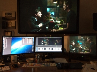 "Happy Friday from the Thirst cutting room #GaleHarold and #JoshPence. Kickstarter campaign coming soon!" - Twitter, November 1st, 2013
