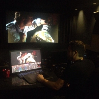 "The maestro @davec555 putting his magic touch on Thirst! #GaleHarold #colorgrading"
- by Rachel McDonald on Twutter - May 6th, 2014
